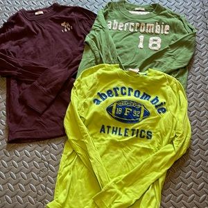 3 long sleeve boys shirts